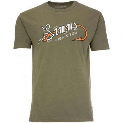 Футболка Simms Special Knot T-Shirt, Military Heather, XXL