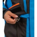 Костюм рыболовный зимний Graff (поплавок, до -15 гр.) (Bratex 8000, черно-голубой) 215-О-В-3-S/170-176