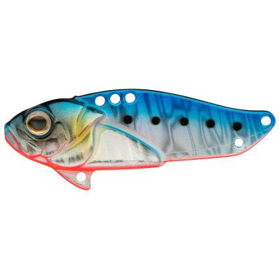 Блесна-Цикада Strike Pro Cyber Vibe 45, 45 мм, 9,1 гр, цвет: Blue Back Silver OB Fluo (JG-005C#A234)