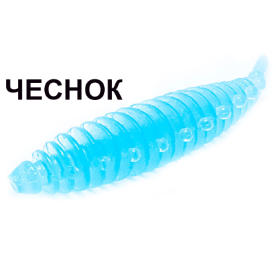 Мягкая приманка Boroda Baits Ayra Junior цв. Голубой, аттр. Чеснок, 12 шт./уп.