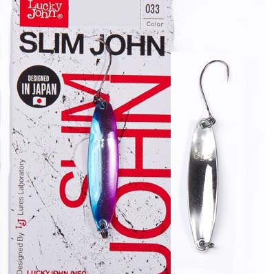 Блесна колеблющаяся Lucky John Slim John 37мм 2.5гр. цв. 033