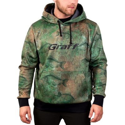 Толстовка зеленая Graff (231-BL-7) р-р M