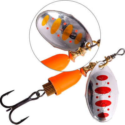 Блесна вращающаяся LureMax Foxy-4 16гр. цвет 004/Or