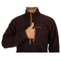 Пуловер Simms Rivershed Sweater Quarter Zip '20, Dark Bronze, XXL