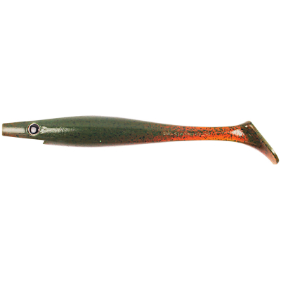 Приманка силиконовая Strike Pro XXL Pig Shad Jr. 15см 21гр 4шт. Motor Oil Pepper (9924529)