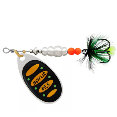 Блесна вращающаяся Sprut Alba Ball System Spinner #5,5 (24g/SBKO)