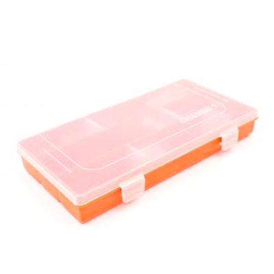 Коробка для рыболовных приманок Следопыт Luno-28, бело-оранж. (355*220*50 мм)