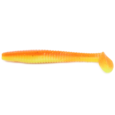 Силиконовая приманка Yaman Pro Flatter Shad 5" цвет #25 - Sunshine (уп. 4 шт.)