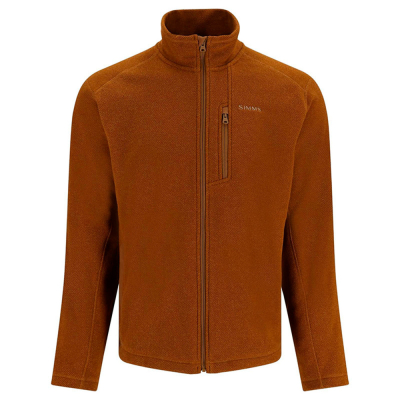 Пуловер Simms Rivershed Full Zip Fleece Jacket, Cobia Heather, S