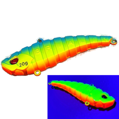 Силиконовый раттлин Brialin Ribber Vib 70mm/28g цвет 033