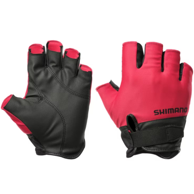 Перчатки мужские Shimano GL-009Y RED XL, цвет - красный, р. XL