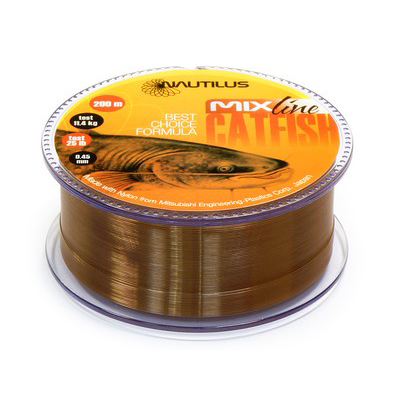 Леска Nautilus Catfish Brown 200м d-0.50мм 13.6кг*