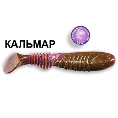 Силиконовая приманка Crazy Fish Dainty 3.3 25-85-12-6 кальмар цв. ultraviolet (ультрафиолет)