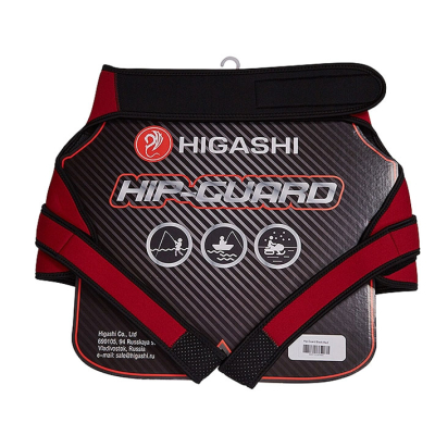Защита неопреновая Higashi Hip-Guard (#Black-Red)