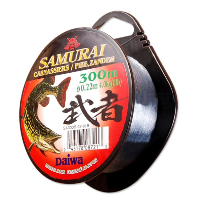 Леска монофильная Daiwa Samurai Pike Zander 300м 0,35мм
