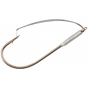 Крючок Gamakatsu Worm Wireguard BRZ №1 (4шт.)