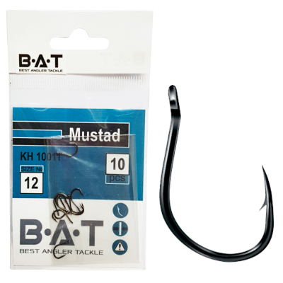 Крючки BAT Mustad КM 10011 (№ 14) уп.10