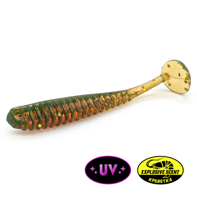 Силиконовая приманка Rampage Ringer Shad 1.5" цв. #003 - Креветка (уп.12 шт.)