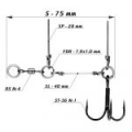 Оснастка Призёр стингер для джиг-головки Stinger Eye Jig, размер S