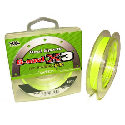 Шнур плетёный YGK G-soul X3 150m #1.0