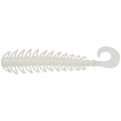 Силиконовая приманка Yaman Pro Ruff 5" цвет #01 - White (уп. 5 шт.)