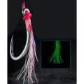 Крючок Ecooda Pink Style Jigging Hooks (Single Hook), прочность 132LB/60kg, уп.4 шт.