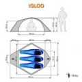 Палатка Maverick IGLOO трехместная