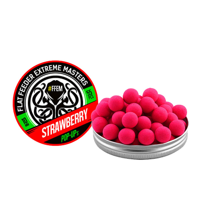 Бойлы FFEM Pop-Up Strawberry 10mm