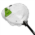 Подсачек Tsuribito Net Trap Fold c прозрачной силиконовой сеткой, складной, длина 200см, диаметр 46с   