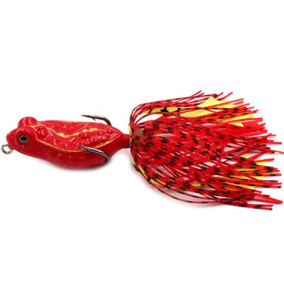 Лягушка-незацепляйка Namazu Frog с лапками 48мм 8гр. цвет 01, крючок-двойник YR Hooks (BN) #1/0