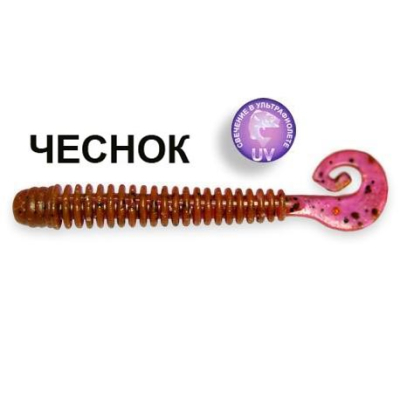 Силиконовая приманка Crazy Fish Active Slug 2-7.1-12-5 чеснок цв. ultraviolet