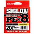 Плетёный шнур Sunline Siglon PE×8 200m (Light Green) #0.4/6LB