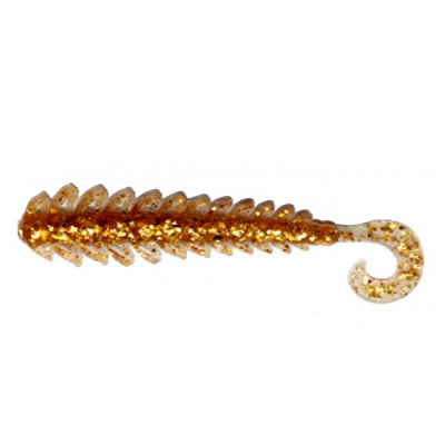 Силиконовая приманка Bait Breath Bugsy 5" цв. #S802 SW Clear/Gold
