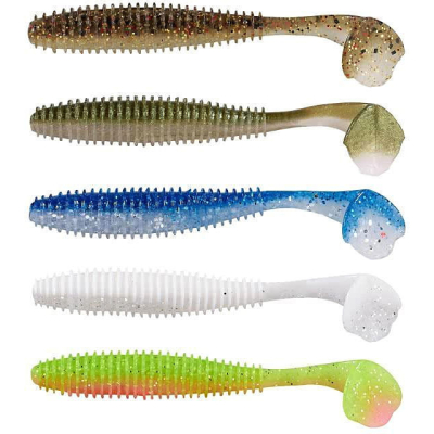 Набор мягких приманок Balzer Akiri Worm 7см Set 4 ( уп.5 шт) (13785 104)
