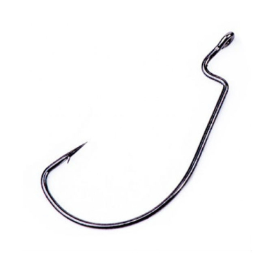 Крючки офсетные Metsui Wide Range Worm цвет bln, размер № 4, в уп. 6 шт.