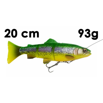 Приманка Savage Gear 4D Line Thru Trout 20cm 93g SS 04-Fire Trout 63752