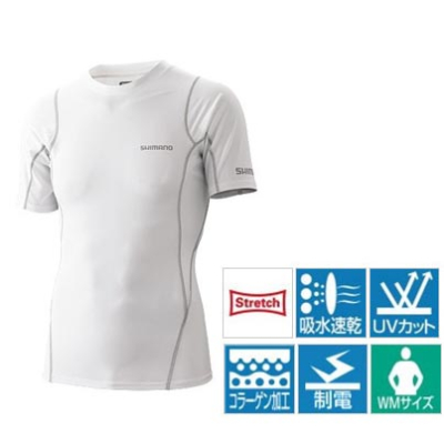 Термомайка Shimano IN-083K размер WM цвет белый