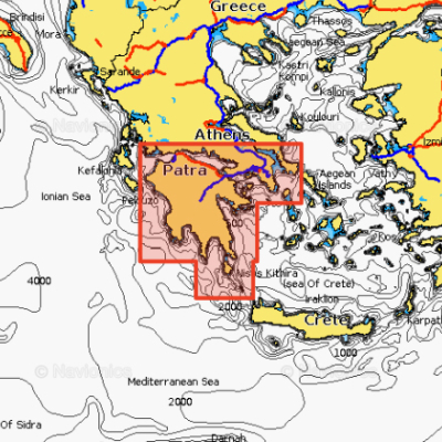 Карта Navionics Peloponnisos 5G523S2