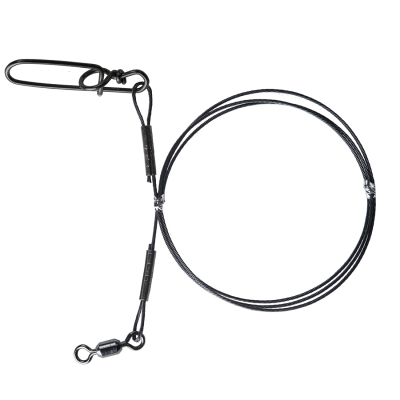 Поводок BKK 7x7 Wire leader-HD (Pike Snap) (D-BC-0233) - 40cm, 18kg (2шт)