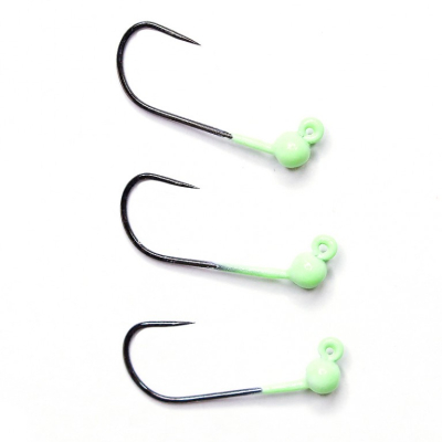 Вольфрамовая джиг-головка TSR TJH-BL #LL, 4,5мм, 0,90гр, #Glow