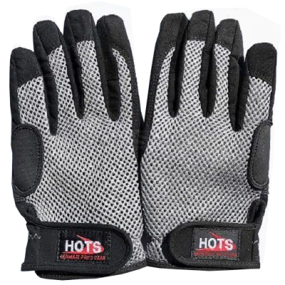 Перчатки для джиггинга Hots Mesh Glove Power Grip Ivry White р. 3L