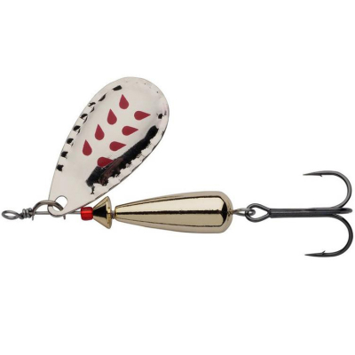 Блесна вращающаяся Abu Garcia Droppen 6гр. цвет Silver/Red Marks
