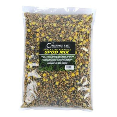 Консервированная приманка Cotswold Baits Shelf Life Particle Coconut Spod Mix 2кг CB0486 (кокосовый микс)