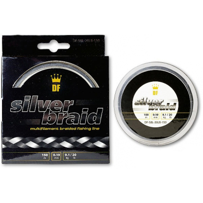 Леска плетеная DreamFish Silver Braid 150м 0.15мм 6.8кг
