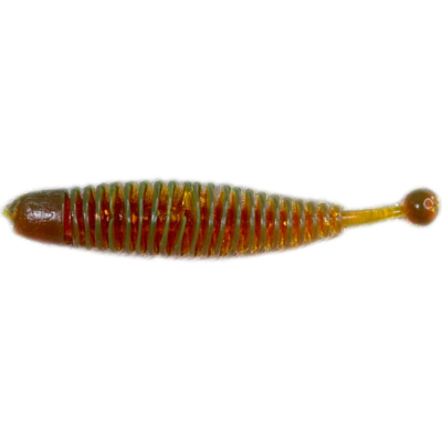 Силиконовые приманки Russian Bass - Лохматый 2,5" 65мм (8шт/уп) цвет #020, активный аттрактант.