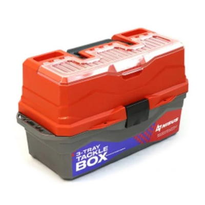 Ящик для снастей трехполочный Nisus Tackle Box оранжевый (MB-BU-11)