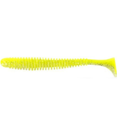 Мягкая приманка Allvega Skinny Tail 5см 1г (8шт.) цв. Lemon back silver flake