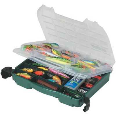 Ящик Plano 395010 Dbl Cover Single Sided Grn/Clr (36.8cm x 29.8cm x 8.6cm) (1563747)