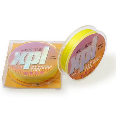 Шнур плетеный Norstream XPL 150m Yellow 0.32mm/40LB