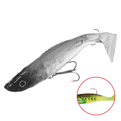 Силиконовая приманка оснащенная Mikado Crystal Fish WXH-59-10см цв. 82 (1уп.-2шт.)